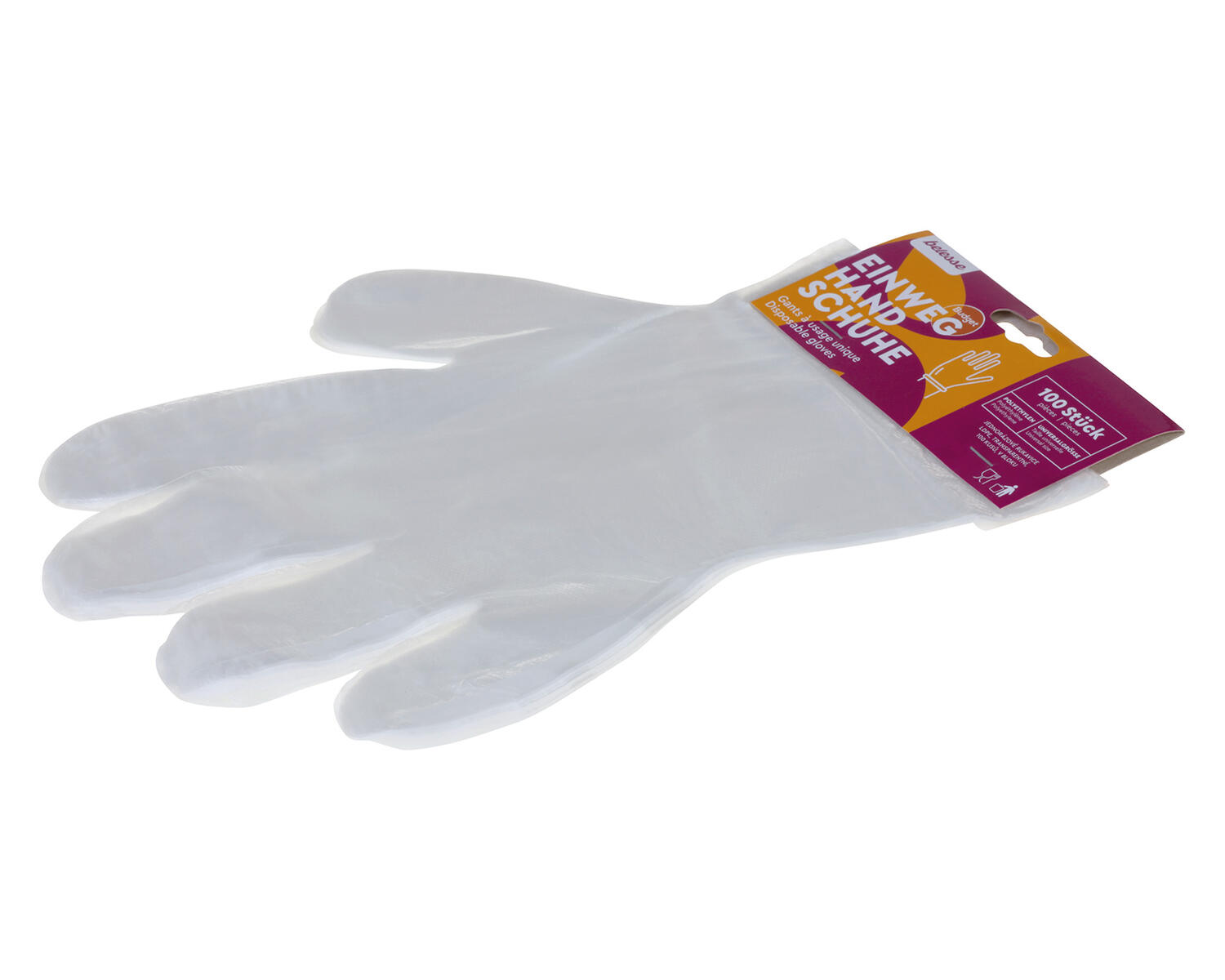 PCV-86025 Tankhandschuhe Einweghandschuhe aus LDPE geblockt, universal passend, 2000 Stk. – Bild 1