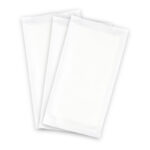 Bestecktaschen weiß 240x125mm inkl. Serviette 390x380mm weiß, 500 Stk. – Bild 2