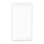 Bestecktaschen weiß 240x125mm inkl. Serviette 390x380mm weiß, 500 Stk. – Bild 3