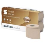Smart Toilettenpapier 3-lagig aus 100% recyceltem Karton System MT1, 64 Rollen je 250 Blatt