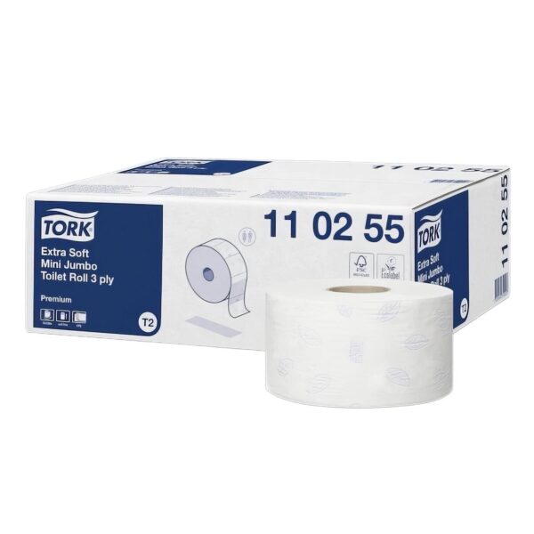 Mini Jumbo Toilettenpapier Recycling Premium 3-lagig, 12 Rollen je 120m