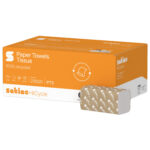 HiCycle Falthandtuch, System PT3, 25x32 cm, 2-lagig 24 x 128 Stk = 3072 Stück -C-Falz