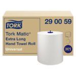 MaticR Rollenhandtuch H1 weiss 1-lagig 21cm x 280m, 6 Rollen je 1143 Abrisse – Bild 2