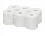 Ecoline Handtuchpapier Innenabrollung 2-lagig, hülsenlos, Zellstoff, 450 Abrisse, 6 Rollen – Bild 3