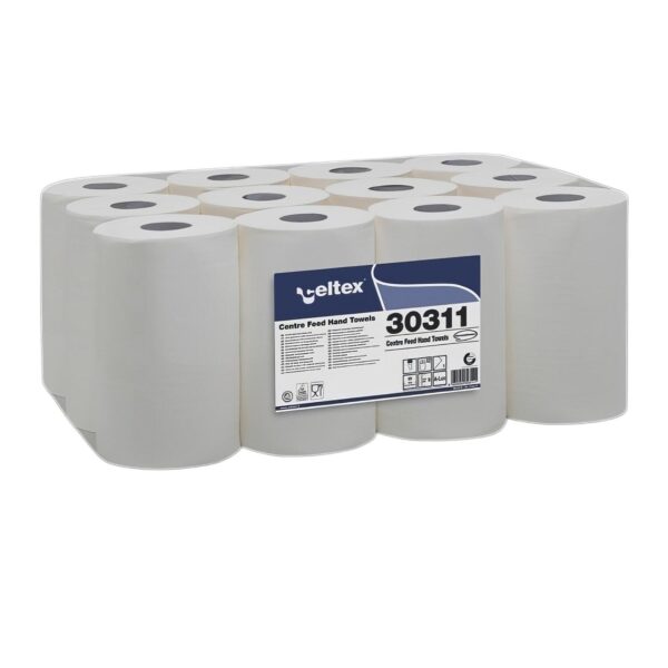 Mini Innenabrollung 1-lagig Zellstoff 20cm x 115m, 12 Rollen