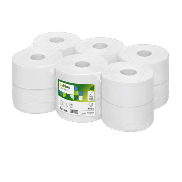 Comfort Jumbo Toilettenpapier 2-lagig recycling JT1, 12 Rollen je 720 Blatt