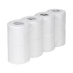 Ecoline Toilettenpapier 3-lagig aus Zellstoff 250 Blatt 9,3x11 cm, 64 Rollen – Bild 2