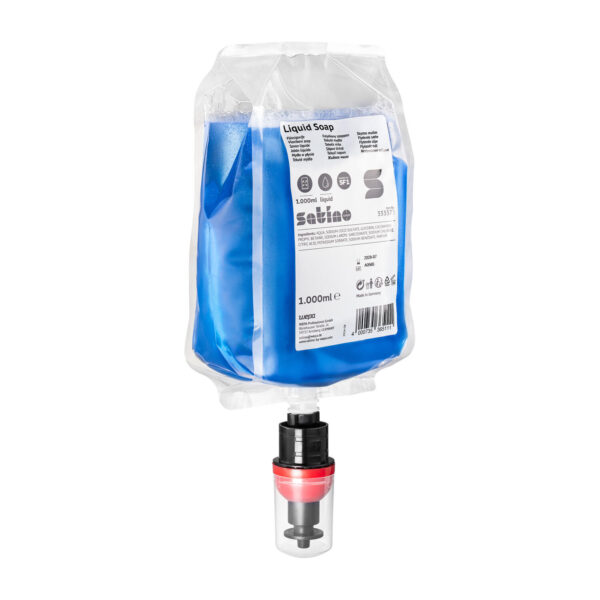 by Wepa Flüssigseife blau, System SF1, 6 Beutel a 1000ml = 1 Karton