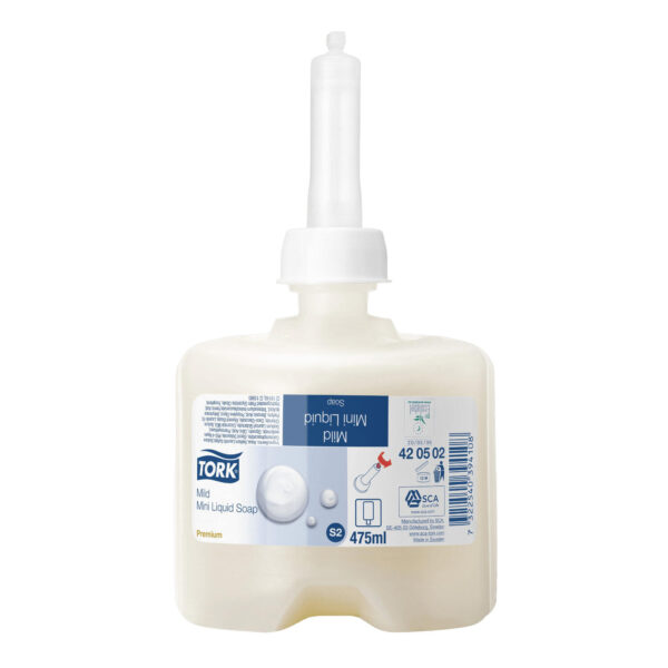 Milde Seife Mini, Premium Flüssigseife 8 Flaschen je 475 ml