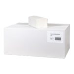 EcoLine Falthandtücher V-Falz hochweiß 24x22cm 2-lagig 20 x 200 Stück = 4000 Stk. – Bild 2
