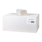 EcoLine Falthandtücher V-Falz recycling 24x22cm 2-lagig 20 x 200 Stück = 4000 Stk. – Bild 3