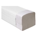 EcoLine Falthandtücher V-Falz recycling 24x22cm 2-lagig 20 x 200 Stück = 4000 Stk. – Bild 2