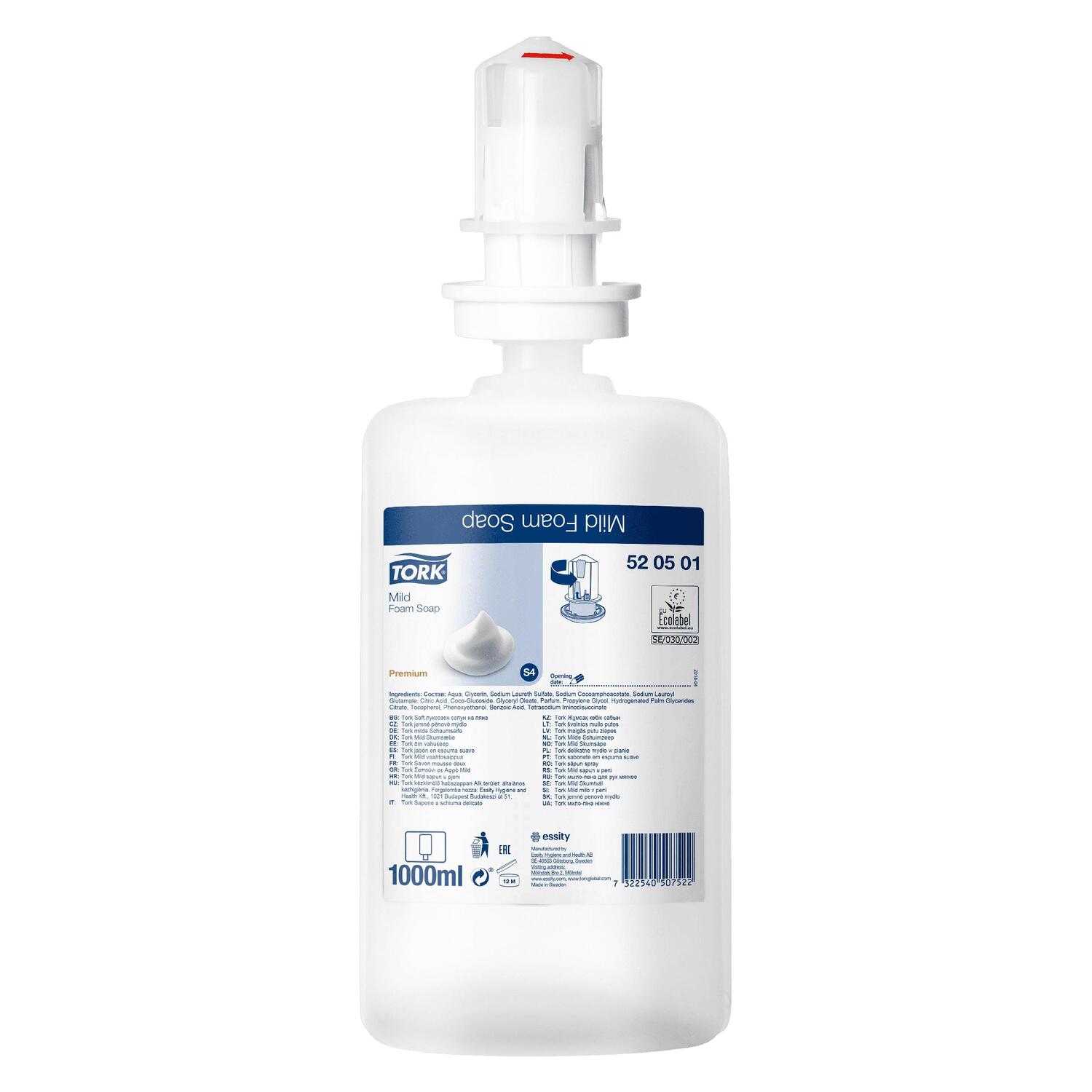 RC-520501 Premium Schaumseife mild S4 6 Flaschen je 1000 ml – Bild 1