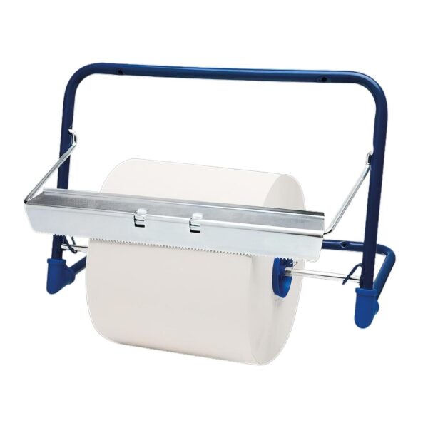 Putzpapierspender Wandhalter blau 500x264x375mm bis max. 40cm Rollen