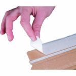 Universalverpackung 192x192mm bis 63mm Höhe Selbstklebeverschluss Aufreißfaden braun – Bild 4