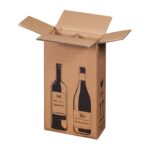 Weinversandkarton für 2 Weinflaschen mit DHL & UPS Zertifizierung