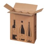 Weinversandkarton für 3 Weinflaschen mit DHL & UPS Zertifizierung