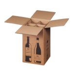 Weinversandkarton für 4 Weinflaschen mit DHL & UPS Zertifizierung