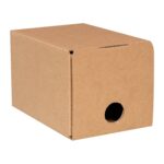 Karton für Bag in Box 3 Liter 148x139x230mm, braun