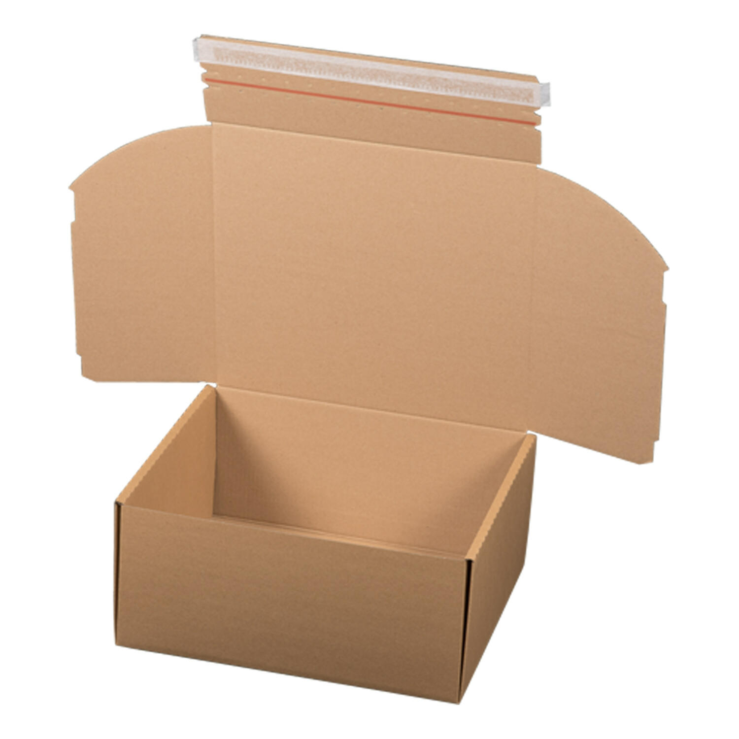 SBP-311100410 Versandkarton 340x315x155mm MODULBOX 6 mit Selbstklebeverschluss & Aufreißfaden braun – Bild 1