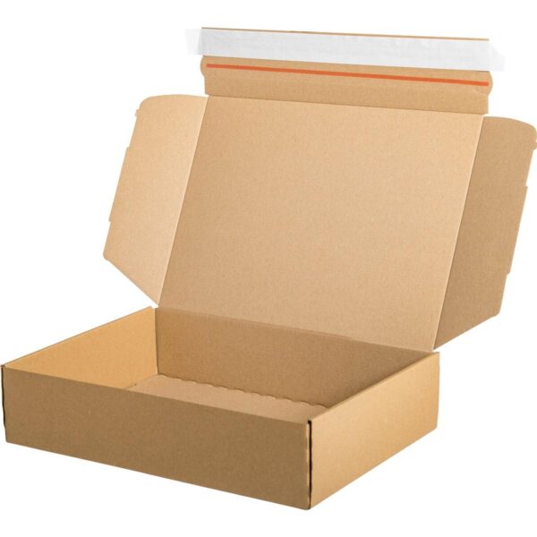 Versandkarton DHL-Kleinpaket 350x250x80mm (Außenmaß) Selbstklebeverschluss & Aufreißfaden