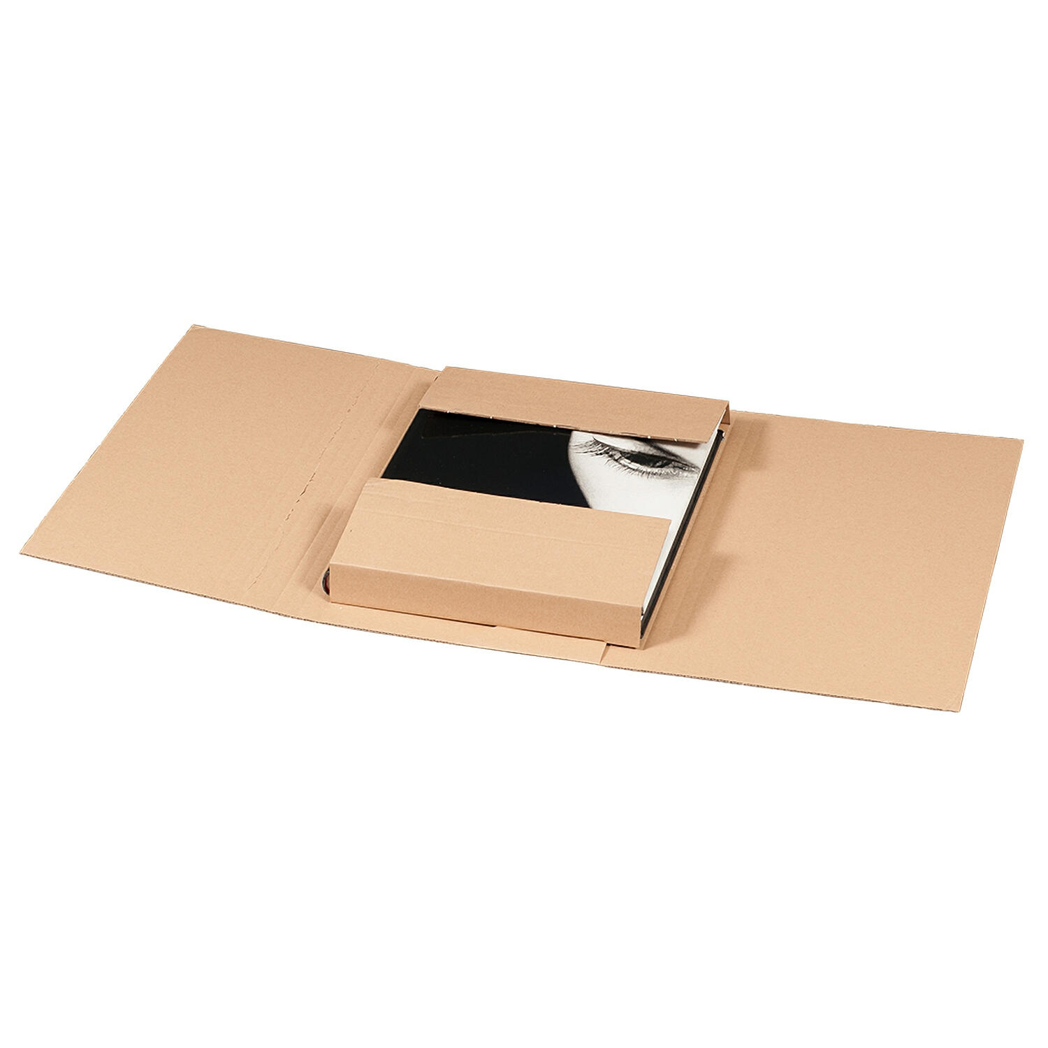 SBP-311104125A Universalverpackung 330x240mm bis Höhe 80mm zentrale Packgutaufnahme + Dreh-Fix Verschluß für A4 – Bild 1