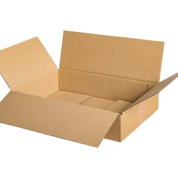 Faltkarton 350x250x80mm (Außenmaß) für DHL-Kleinpaket 1-wellig braun