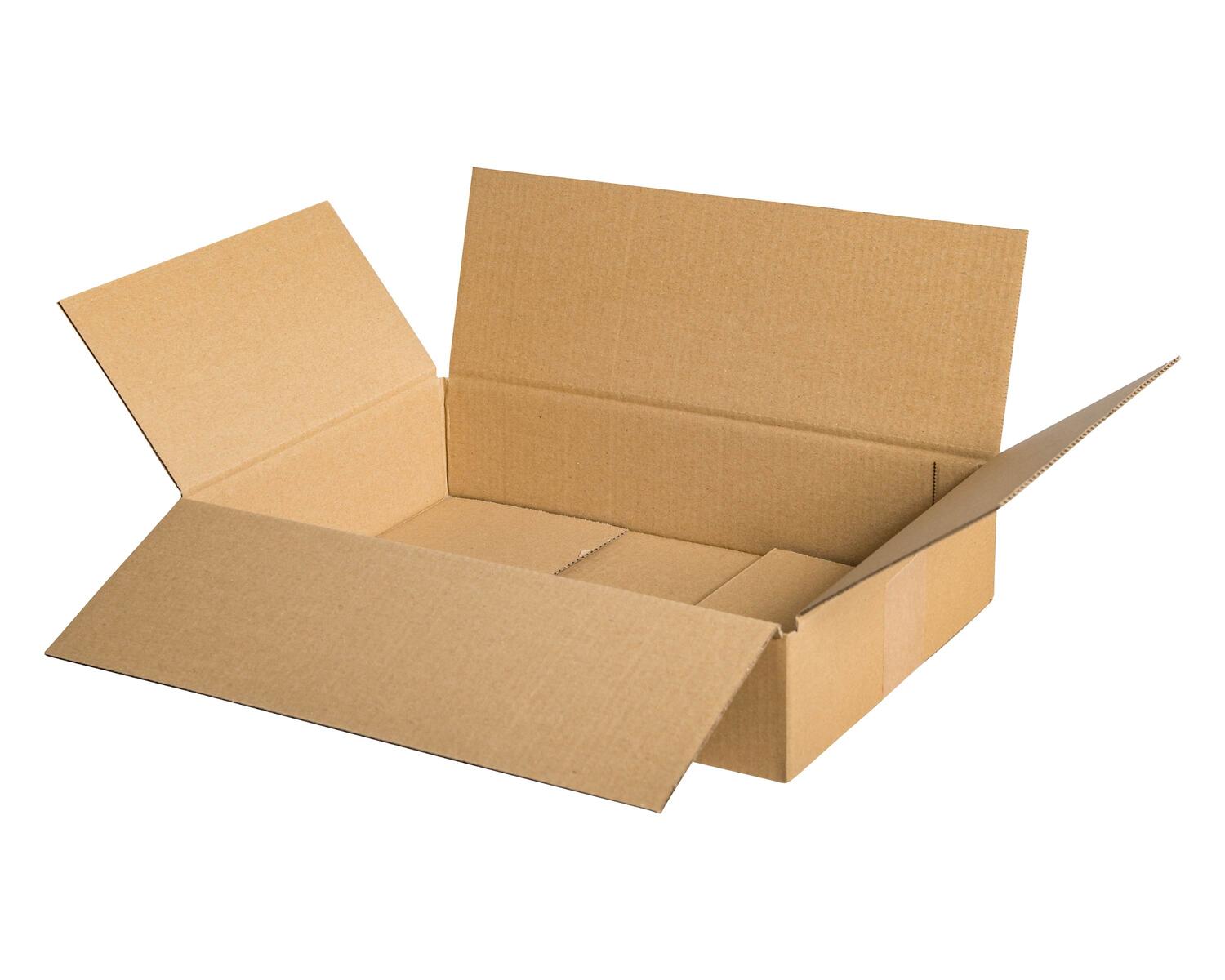 SBP-740910605 Faltkarton 350x250x80mm (Außenmaß) für DHL-Kleinpaket 1-wellig braun – Bild 1