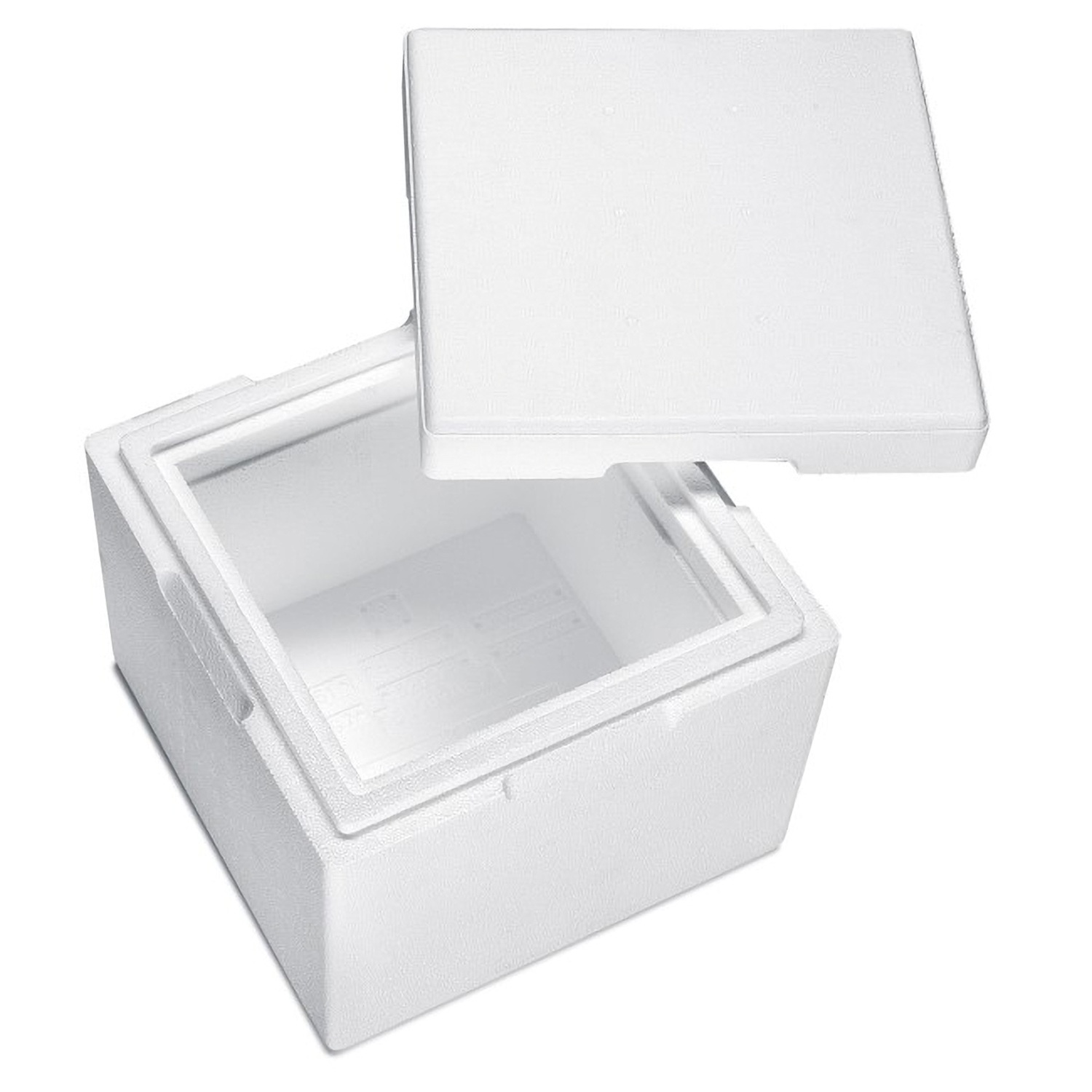 SP-505710 Isolierboxen mit Deckel aus Styropor rEPS, 350 x 350 x 300 mm, 12,5 Liter – Bild 1