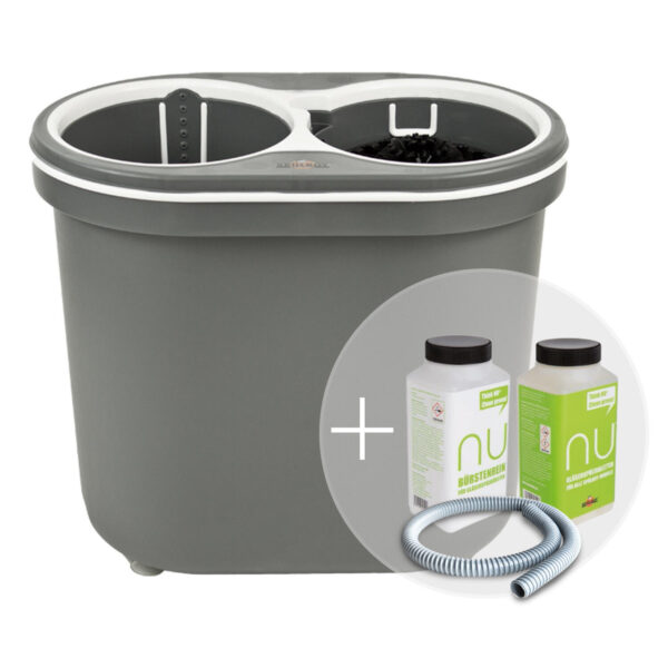 NU water+ portable Tragbarer Geschirrspüler Vorteilsset + Reinigerset