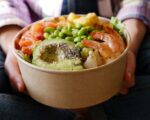 Salatschalen Feinkostschalen braun aus Pappe mit PLA beschichtet 1200ml, 50 Stk. – Bild 3