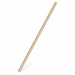 Papiertrinkhalme für Kaltgetränke JUMBO natur 25 cm O 8 mm, 100 Stk.