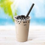 Papiertrinkhalme für BUBBLE TEA JUMBO schwarz, einzeln gehüllt 21cm O12 mm, 100 Stk. – Bild 2
