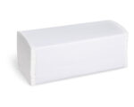 Falthandtücher Papierhandtuch 23x21cm 1-lagig weiß Zick Zack V-Falz, 4000 Stk.