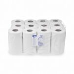 Putztuchrolle perforiert 100% Zellstoff 2-lagig O 12 x 20cm x 60m weiß, 12 Stk. – Bild 2