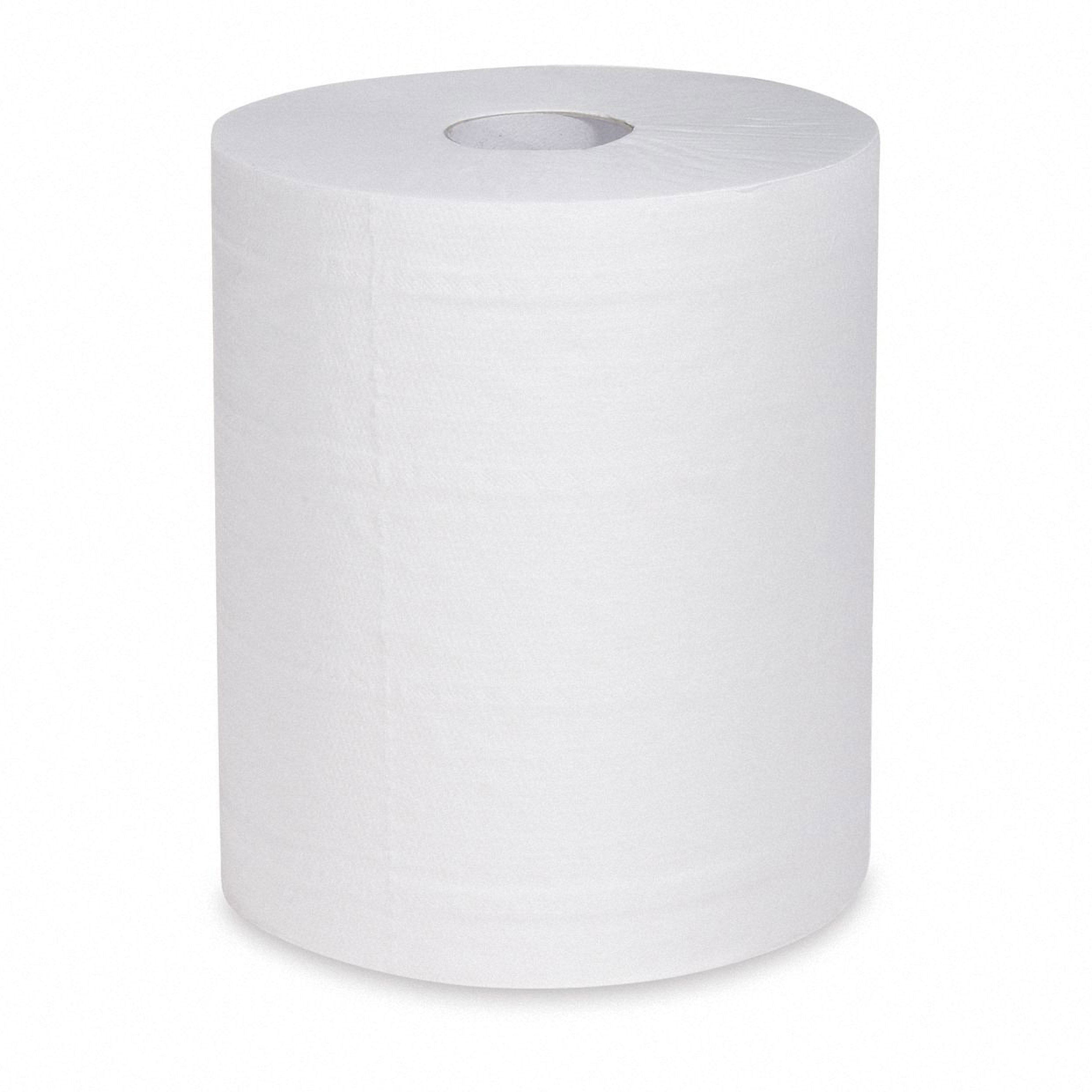 WX-60132 Putztuchrolle perforiert 100% Zellstoff 2-lagig O 19 x 22 cm x 160m weiß, 6 Stk. – Bild 1