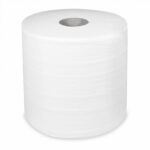 Industrie-Putztuchrolle glatt Tissue 2-lagig O 27 x 26cm x 304m weiß, 2 Stk.