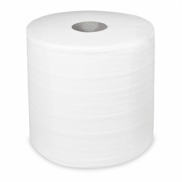 Industrie-Putztuchrolle glatt Tissue 2-lagig O 27 x 26cm x 304m weiß, 2 Stk.