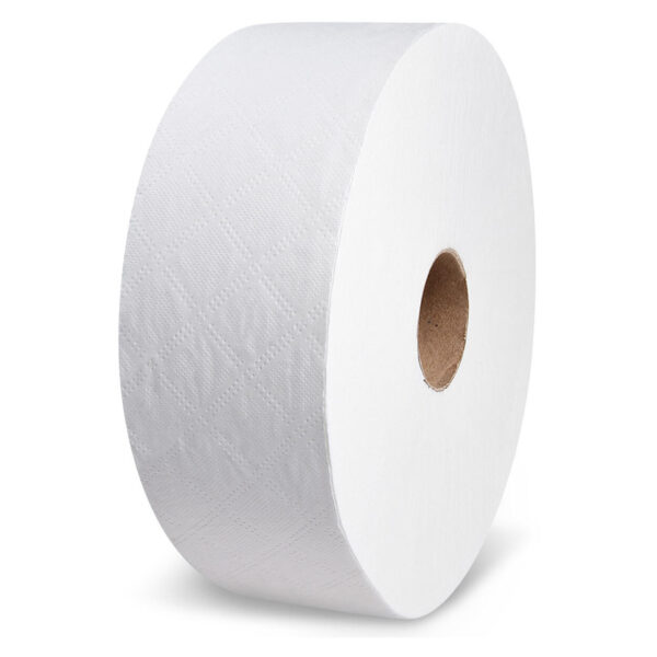 Jumbo-Toilettenpapier Tissue, 2-lagig, weiß, 6 Stk.