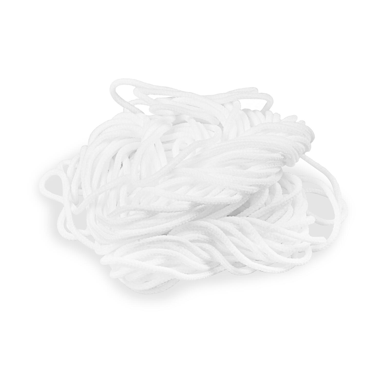WX-64999 Elastische Kordel Elastikband zur Mundschutzmaskenherstellung weiss O 2 mm 10m – Bild 1