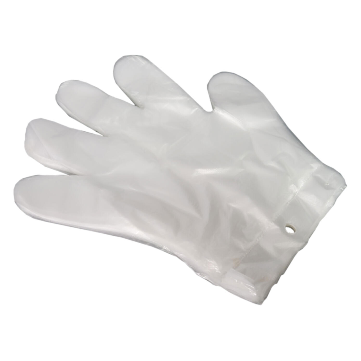 WX-68114P Einweghandschuhe aus HDPE geblockt perforiert universal passend (L), 100 Stk. – Bild 1