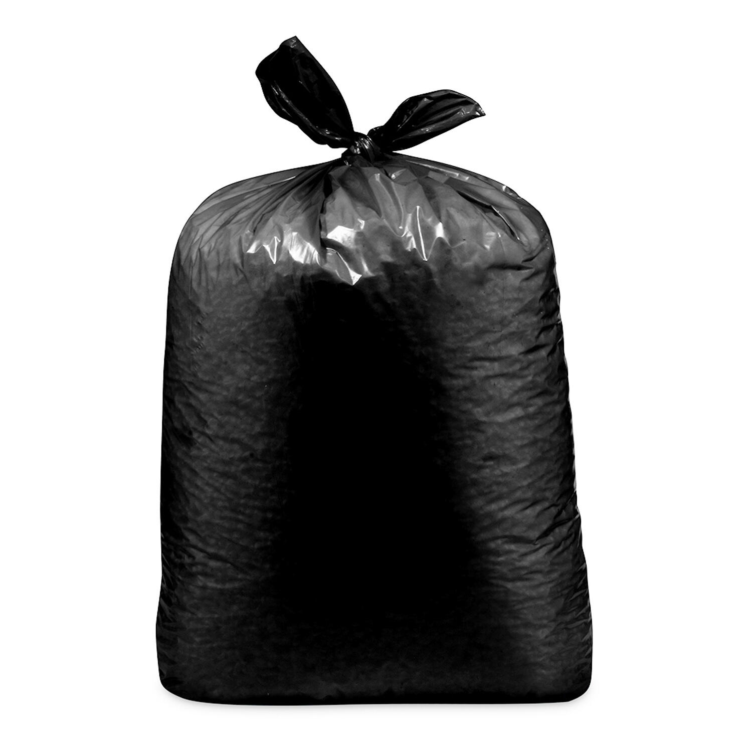 WX-69699 Müllsäcke 120 Liter LDPE 70 x 110 cm schwarz, 10 Stk. – Bild 1