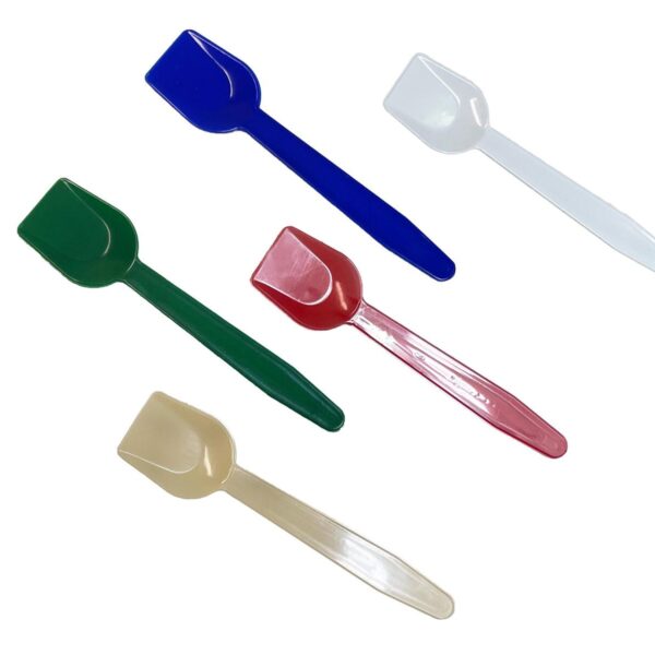 Eislöffel Eisspaten bunt 90mm mehrfach verwendbar farbig sortiert, 1000 Stk.