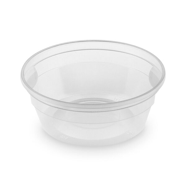 Suppenbecher 350 ml PP klar, siegelbar O 12,7 x 4,9 cm, 50 Stk.