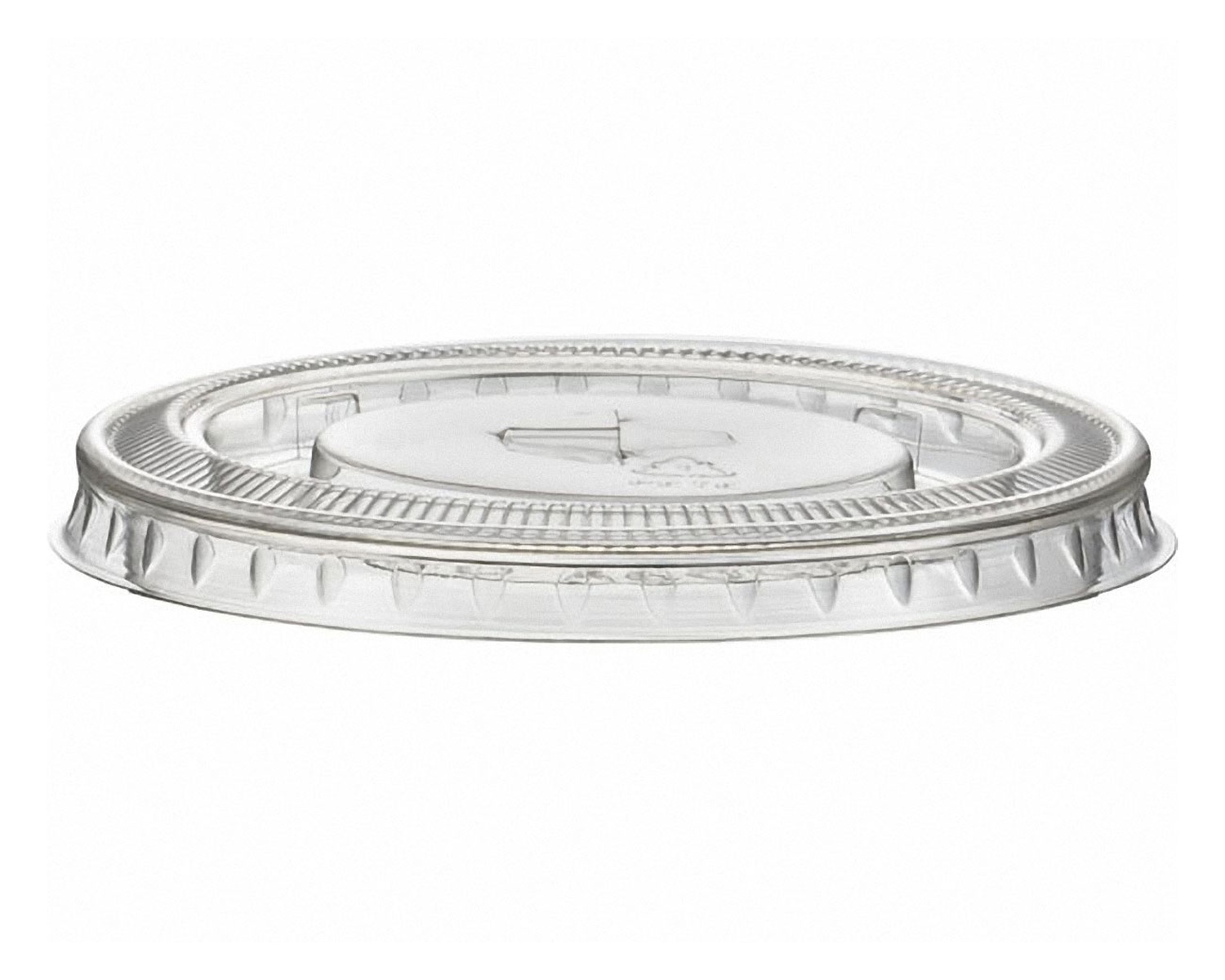 WX-76093 Deckel mit Kreuzschlitz für PET-Trinkbecher Smoothies- Dessertb. O78mm, 50 Stk. – Bild 1