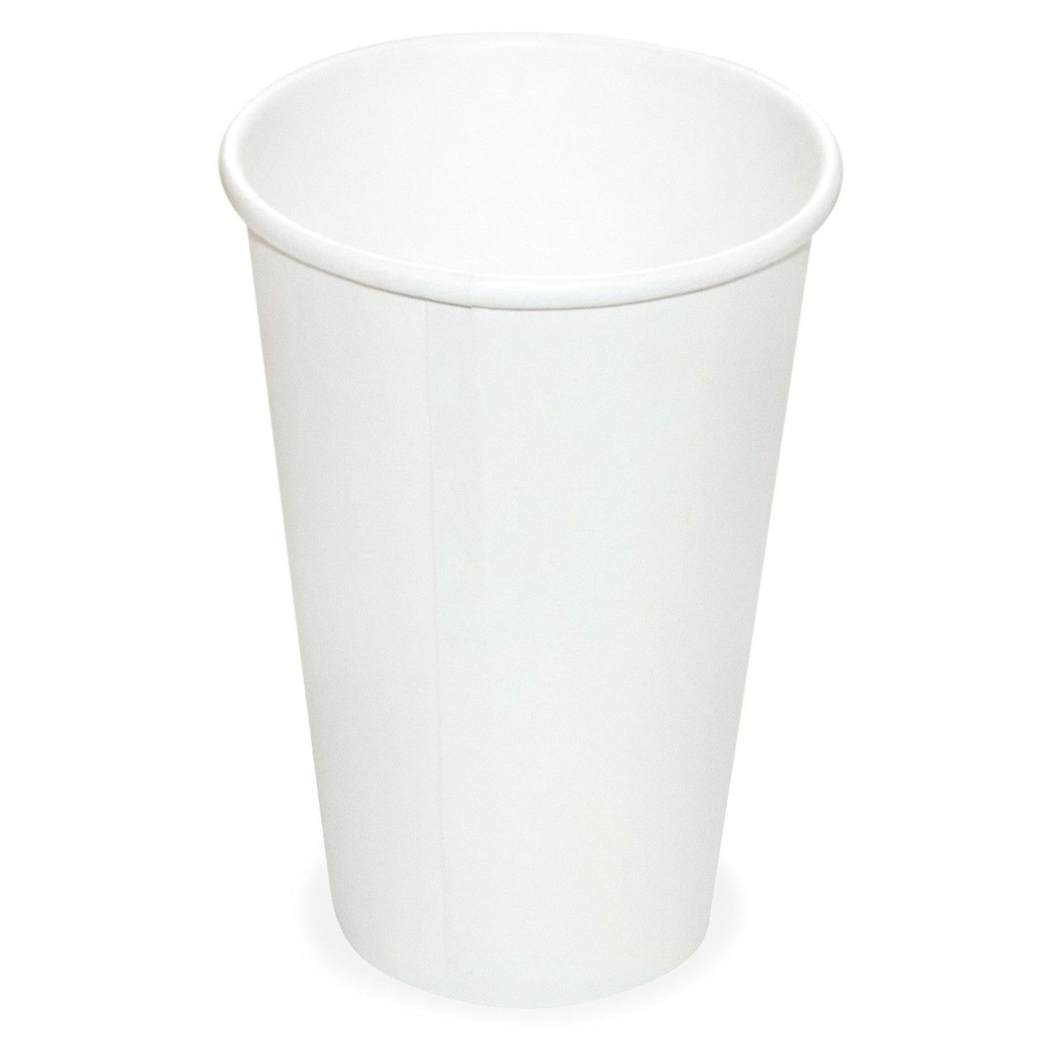 WX-76233 Heiß- und Kaltgetränkebecher Pappbecher weiß 250ml 330ml, O 80mm, 50 Stk. – Bild 1