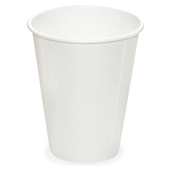 Heiß- und Kaltgetränkebecher Pappbecher weiß 350ml 420ml, O 90mm, 50 Stk.