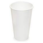 Heiß- und Kaltgetränkebecher Pappbecher weiß 400ml 510ml, O 90mm, 50 Stk.