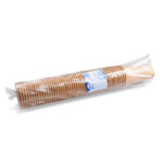 Heiß- und Kaltgetränkebecher Pappbecher braun 250ml 330ml 'L' O 80mm, 50 Stk. – Bild 3