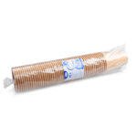 Heiß- und Kaltgetränkebecher Pappbecher braun 350ml 420ml 'L' O 90mm, 50 Stk. – Bild 3